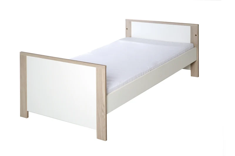Kombi-Kinderbett "Olaf" – 70 x 140 cm, höhenverstellbar, 3 Schlupfsprossen, umbaubar