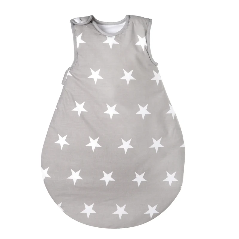 Schlafsack "Little Stars" – 70 cm, ganzjährig, atmungsaktive Baumwolle, unisex