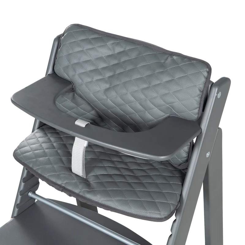 Sitzverkleinerer 'Luxe' - 2-tlg. Einlage 'Graphite gesteppt' für alle 'Sit Up' Hochstühle