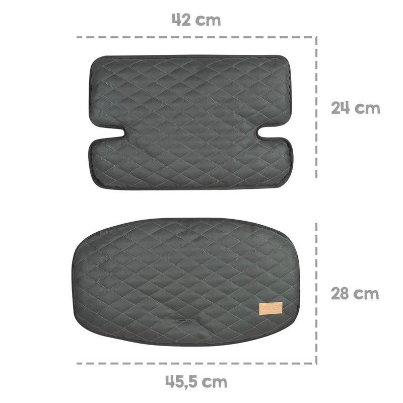 Sitzverkleinerer 'Luxe' - 2-tlg. Einlage 'Graphite gesteppt' für alle 'Sit Up' Hochstühle