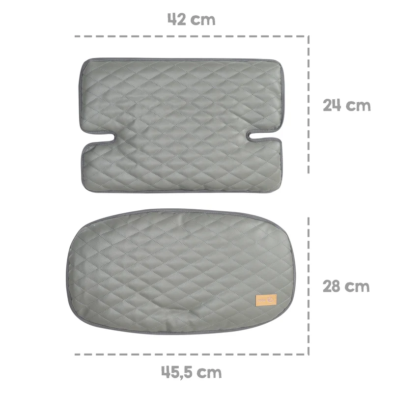 Sitzverkleinerer 'Luxe' - 2-tlg. Einlage 'Stone gesteppt' für alle 'Sit Up' Hochstühle