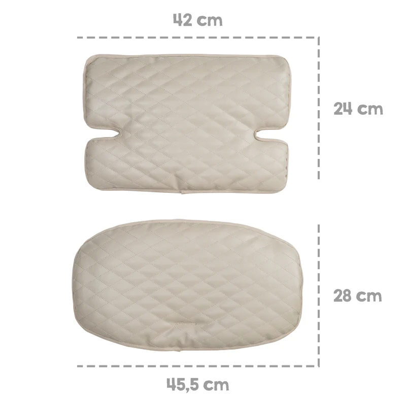 Sitzverkleinerer 'Luxe' - 2-tlg. Einlage 'Greyish gesteppt' für alle 'Sit Up' Hochstühle