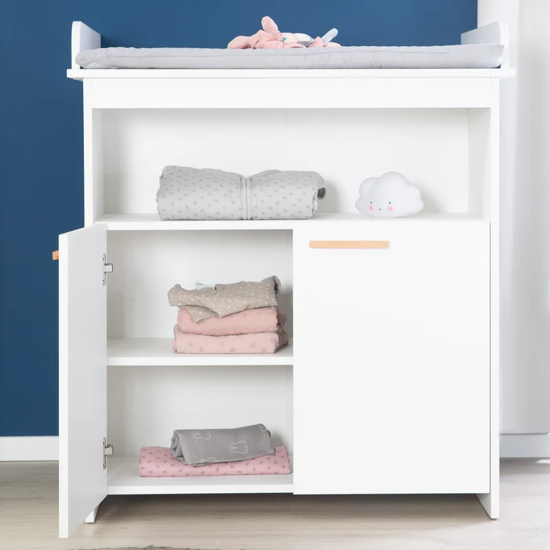 Zimmerset 'Anton' inkl. Kinderbett 70x140, Wickelkommode 2-türig, Kleiderschrank 2,5-türig