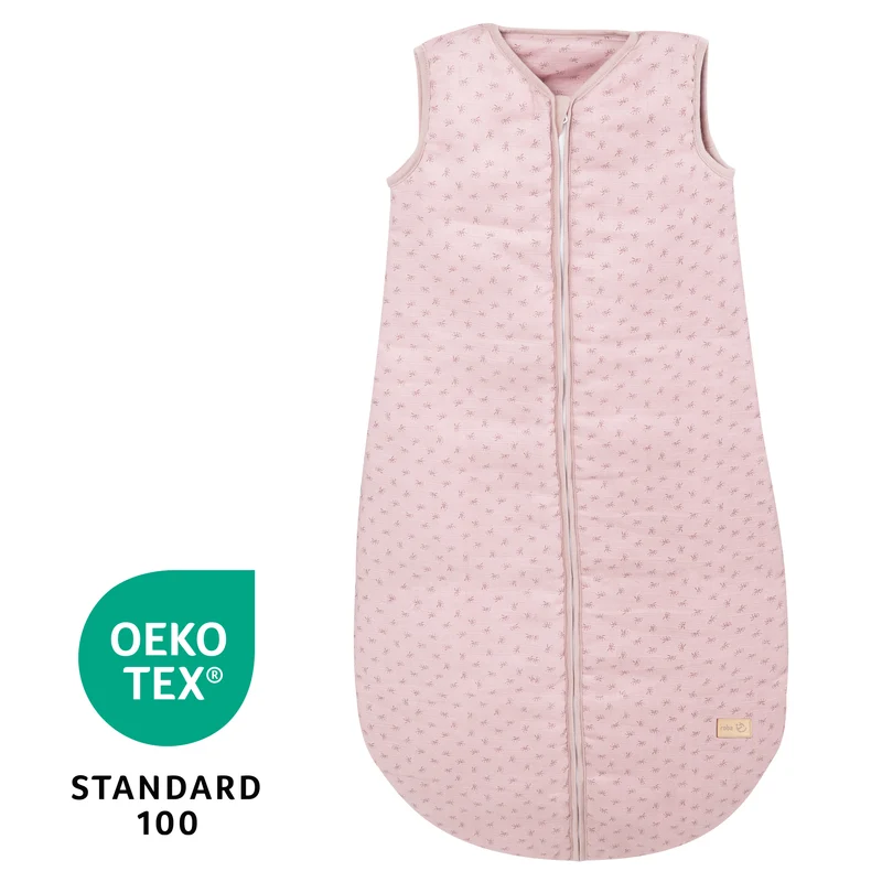 Schlafsack "Lil Planet" – rosa, 110 cm, Musselin, 100 % Bio-Baumwolle, GOTS