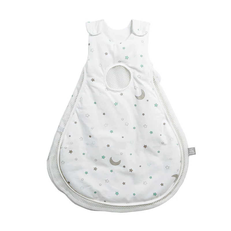 Schlafsack "safe asleep®" – Air PLUS & Strampelsack "Sternenzauber", 62/68 cm, Baumwolle