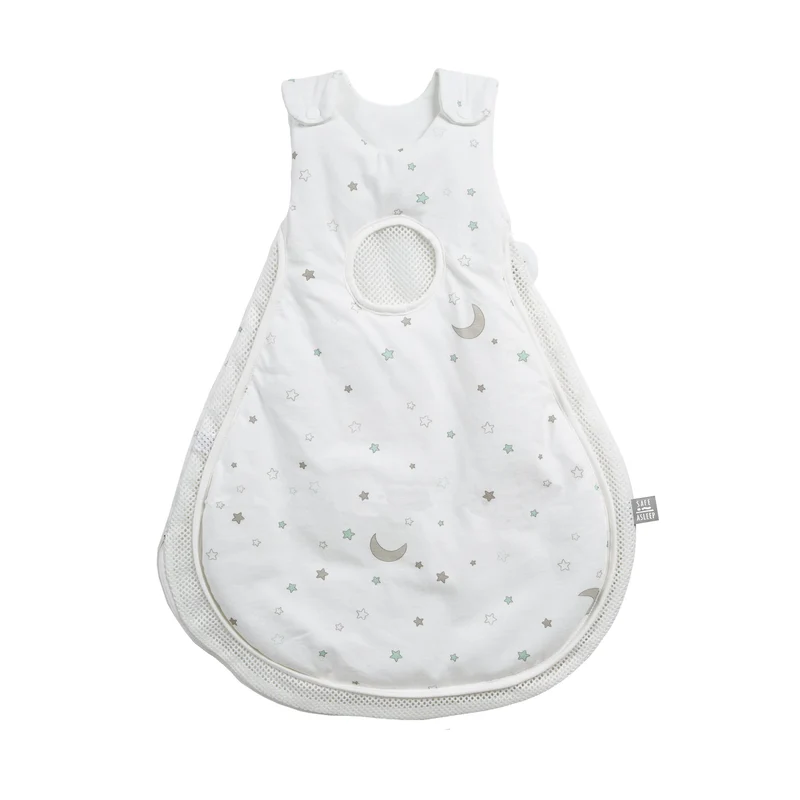 Schlafsack "safe asleep®" – Air Babyschlafsack "Sternenzauber", 62/68 cm, aus Baumwolle-Jersey