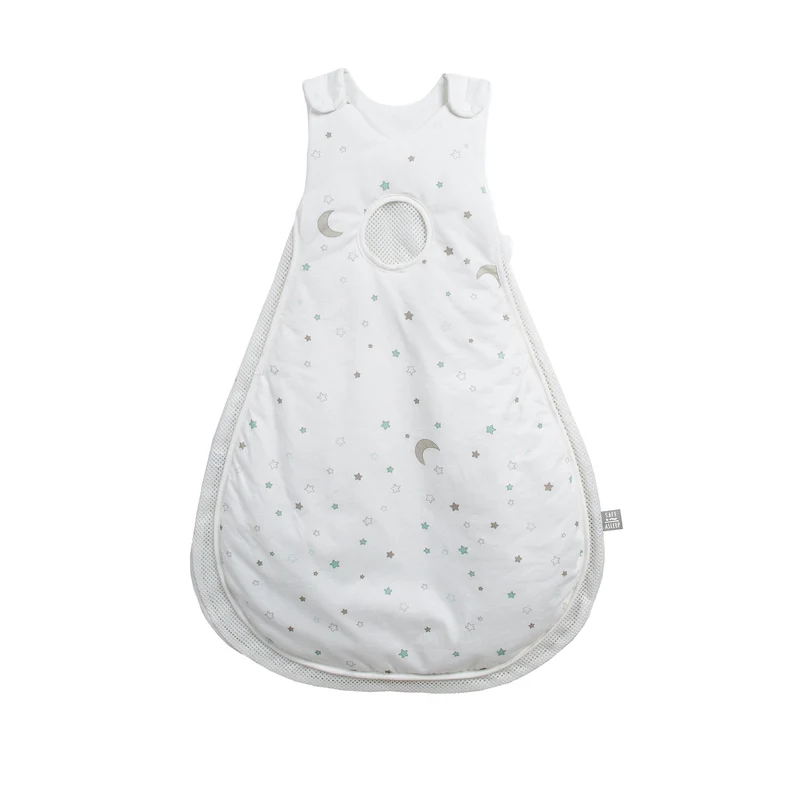 Schlafsack "safe asleep®" – Air Babyschlafsack "Sternenzauber", 62/68 cm, aus Baumwolle-Jersey