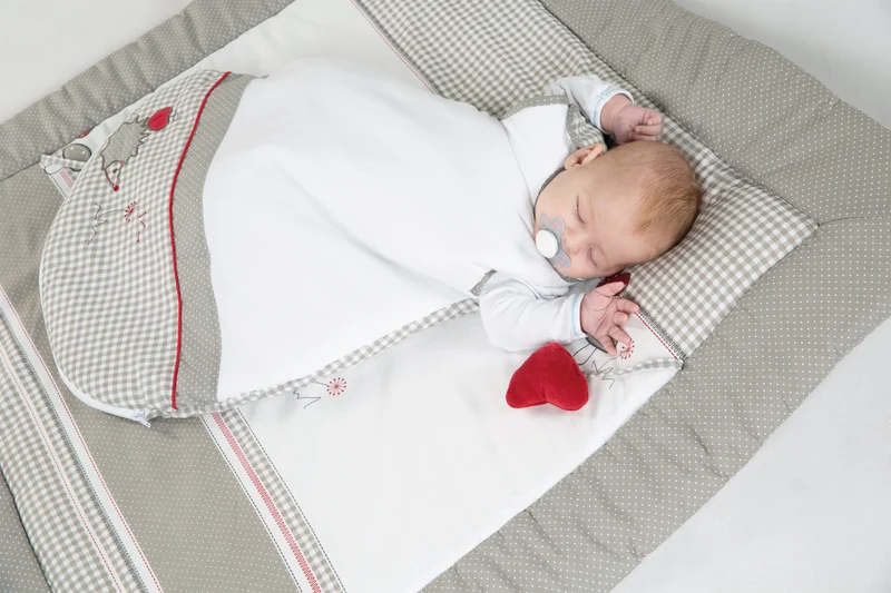 Schlafsack "Adam & Eule" – 110 cm, ganzjähriger Babyschlafsack, atmungsaktive Baumwolle, unisex