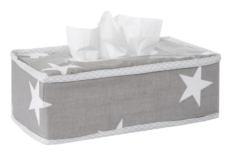 Pflegeorganizer-Set "Little Stars" – 3-teilig 2 Boxen für Windeln & Wickelzubehör, 1 Dekobox