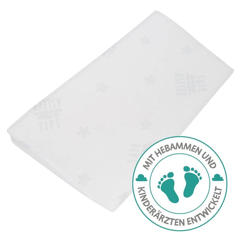 Keilkissen "safe asleep®" – Air, LxBxH: 60 x 35 x 8,5 cm, mit Jacquard-Bezug, gelochter Matratzenkern
