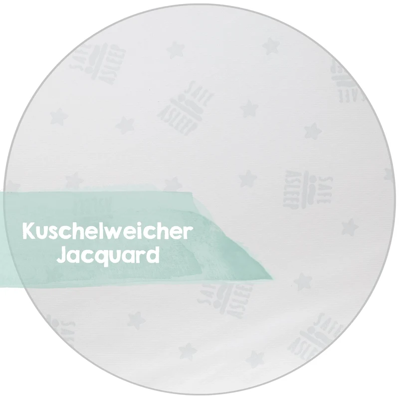Keilkissen "safe asleep®" – Air, LxBxH: 60 x 35 x 8,5 cm, mit Jacquard-Bezug, gelochter Matratzenkern