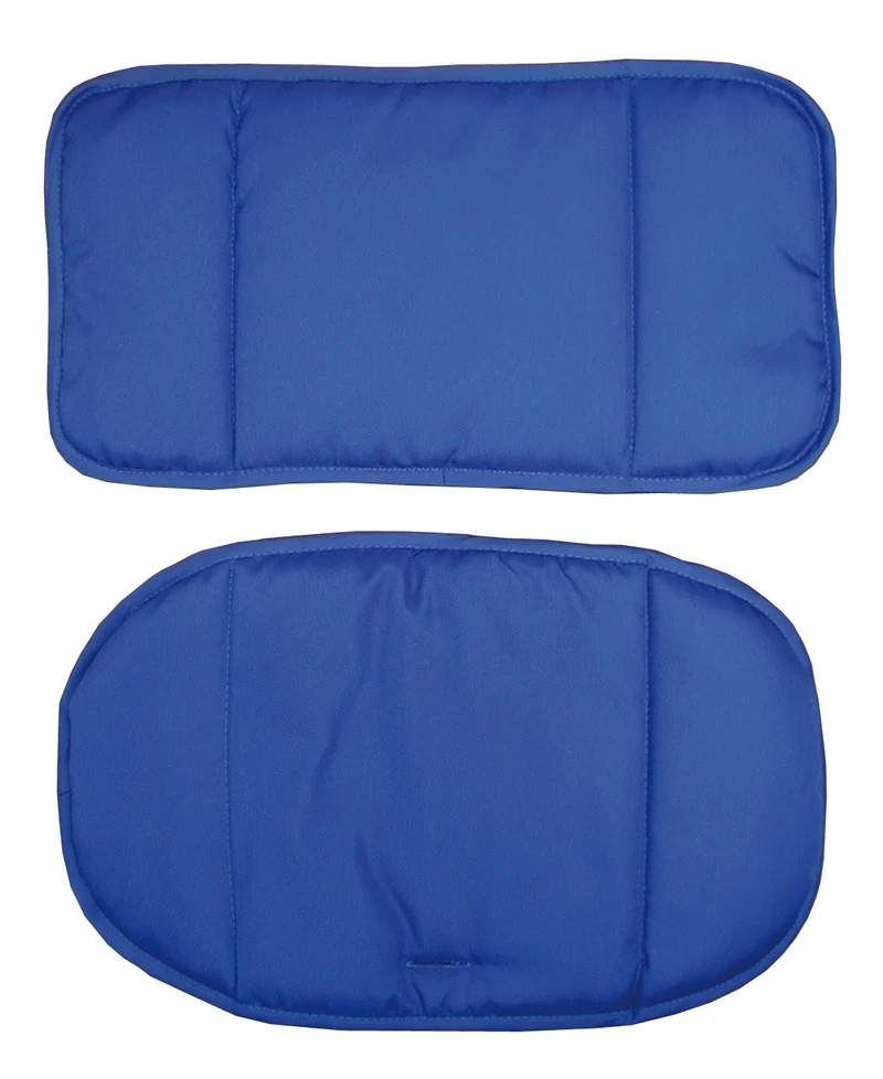 Sitzverkleinerer "Canvas blau" – 2-teilige Hochstuhleinlage/ Sitzkissen für Treppenhochstühle