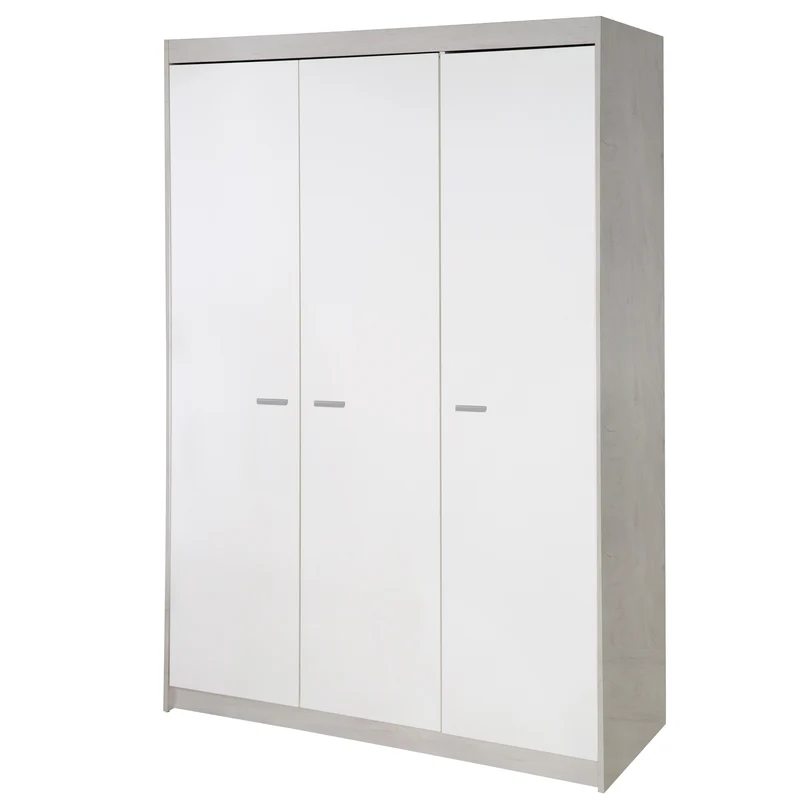 Zimmerset 'Julia' 3-teilig, inkl. Kombi-Kinderbett 70 x 140, Wickelkommode & Schrank 3-türig