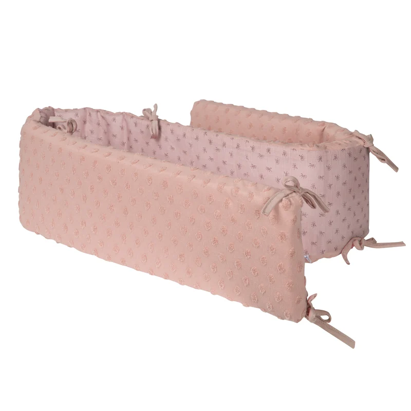 Baby-Nestchen "Lil Planet" – Bio-Baumwolle, GOTS zertifiziert, für Betten 60 x 120 cm / 70 x 140 cm, rosa