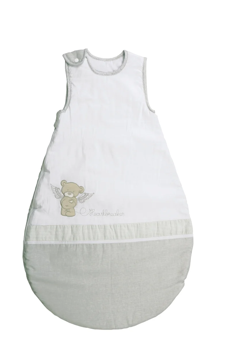 Schlafsack "Heartbreaker" – 90 cm, ganzjährig, atmungsaktive Baumwolle, unisex