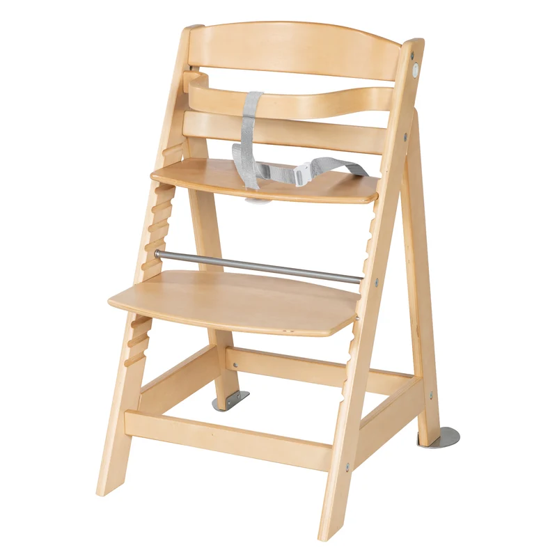Treppenhochstuhl "Born Up" – Set 2 in 1, roba Style grau, Hochstuhl mit Liegefunktion, ab Geburt