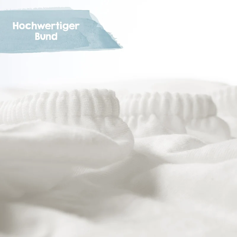 Spannbettlaken "safe asleep®" – für Matratzen 70 x 140 cm & 60 x 120 cm, Single Jersey, Baumwolle