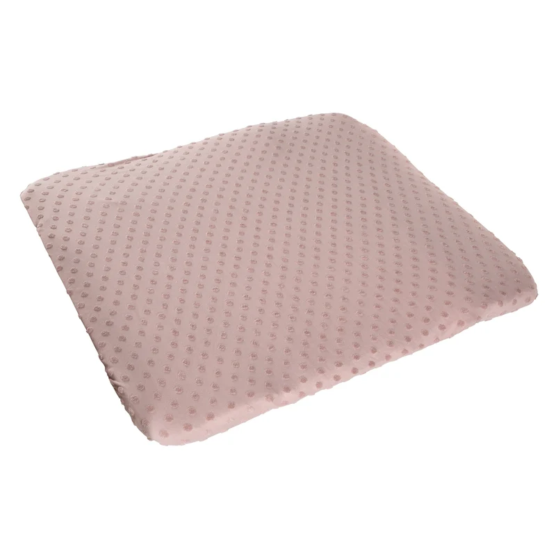 Spannbezug für Wickelauflagen "Lil Planet" – rosa, aus Bio-Jersey, GOTS, 75 x 85 cm