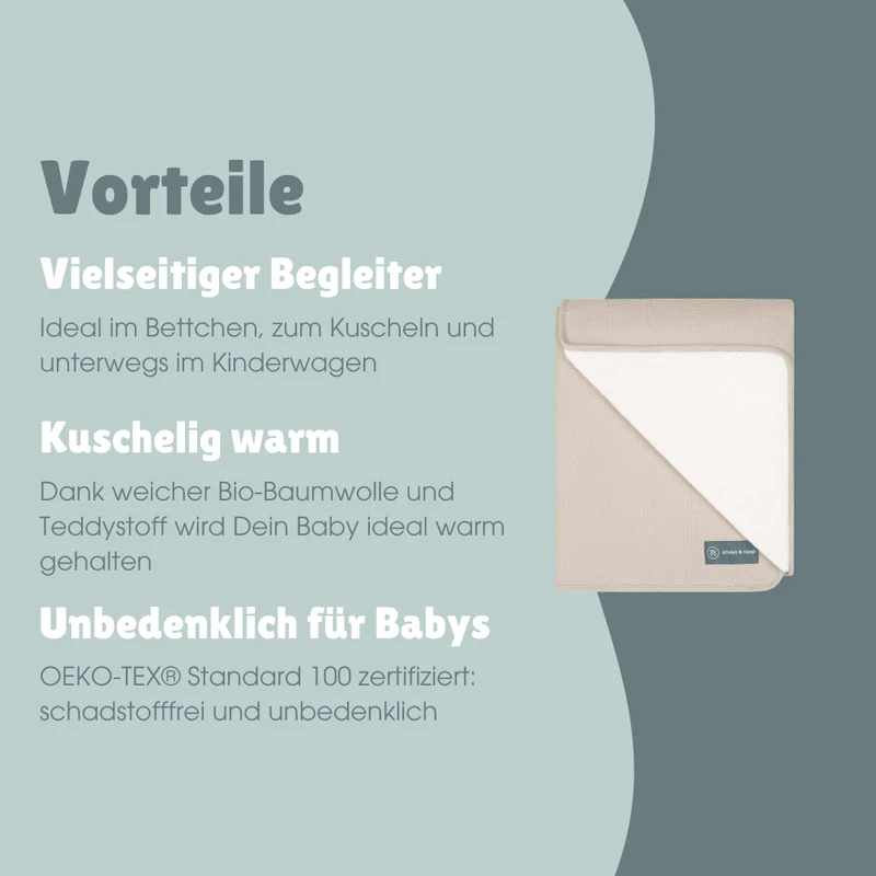 Kuscheldecke | Essential Beige