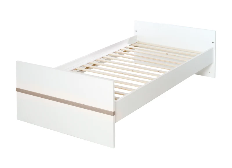 Kindermöbelset "Moritz" – 3-teilig, mit Kinderbett 70 x 140 cm, Wickelkommode & Schrank, weiß