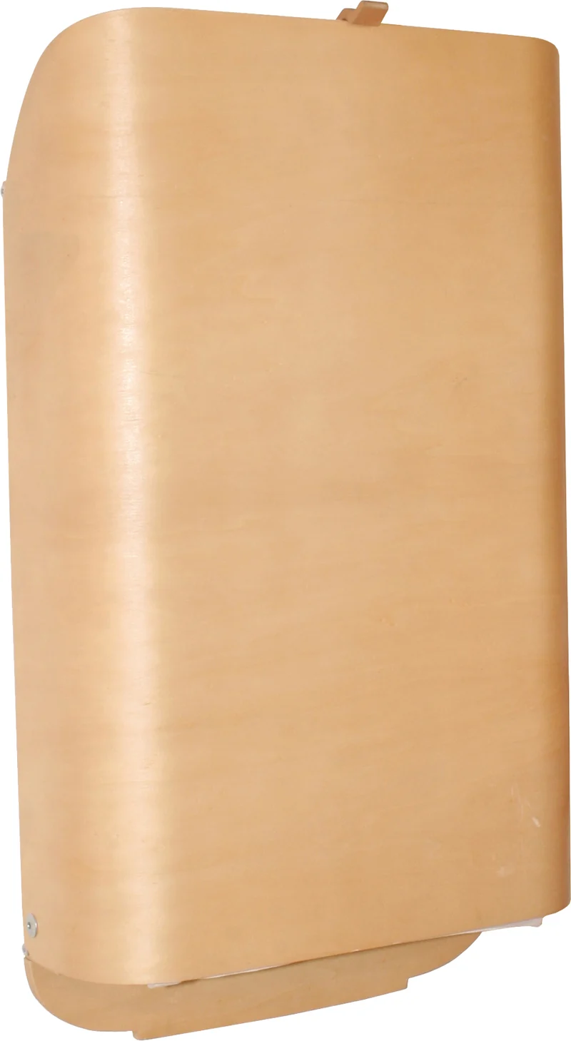 Wandwickelregal, klappbares Wickelregal Holz gebogen, inkl. Wickelunterlage 'Liebhabär'