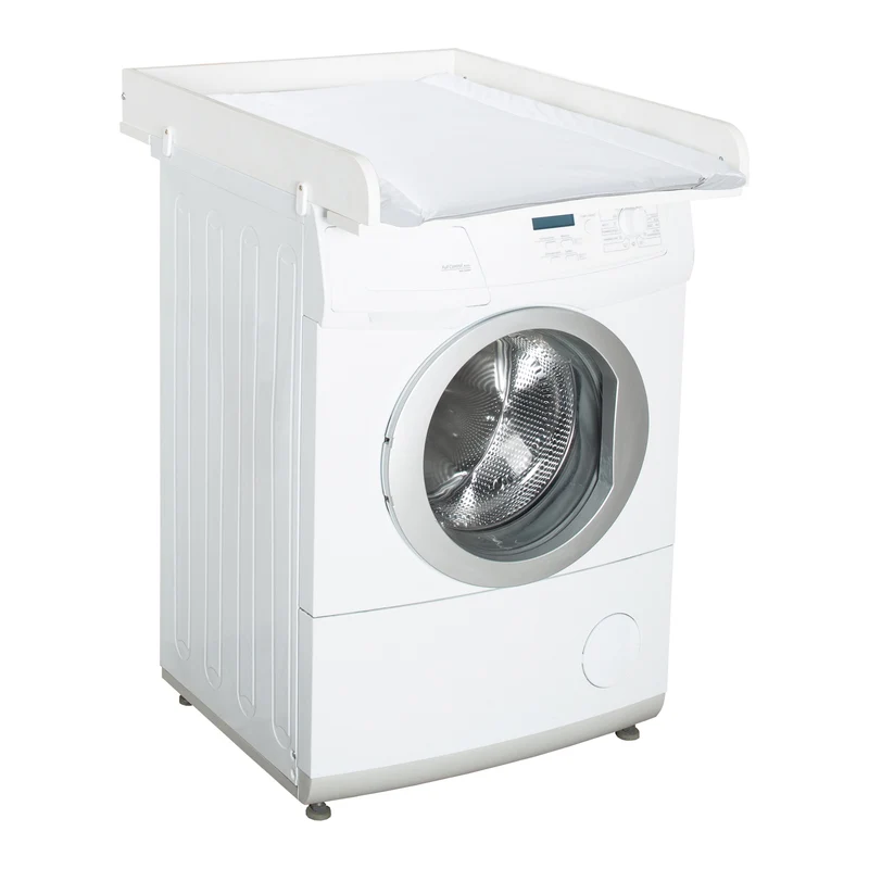 Wickelplatte mit Folien-Wickelauflage - Universalwickelunterlage - Aufsatz für Waschmaschine