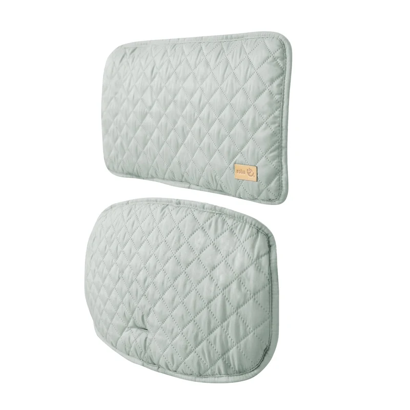 Sitzverkleinerer, Hochstuhleinlage 'style' frosty green, 2-tlg., Sitzkissen für Treppenhochstühle