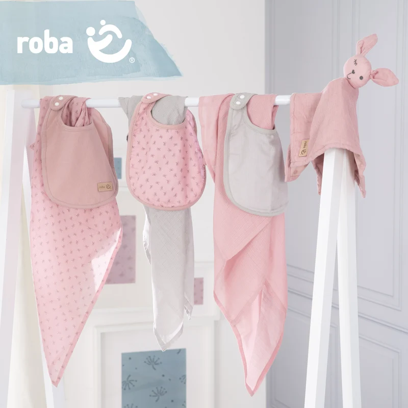 Geschenkset Baby Essentials "Lil Planet" – rosa aus Bio-Baumwolle, GOTS, nachhaltig