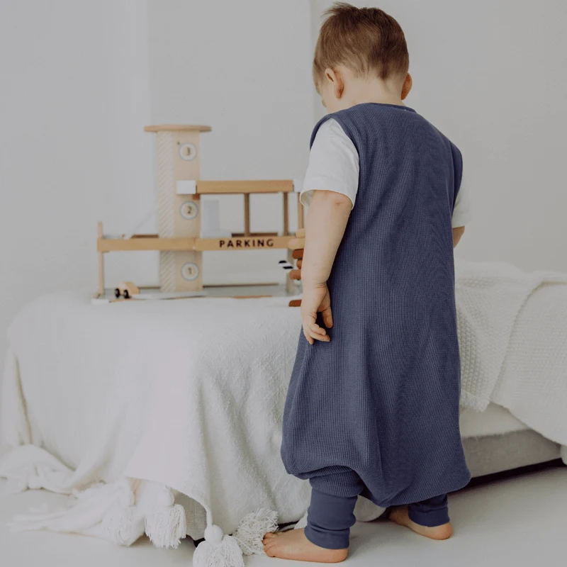 Schlafsack mit Füßen 1.0 TOG | Essential Blau