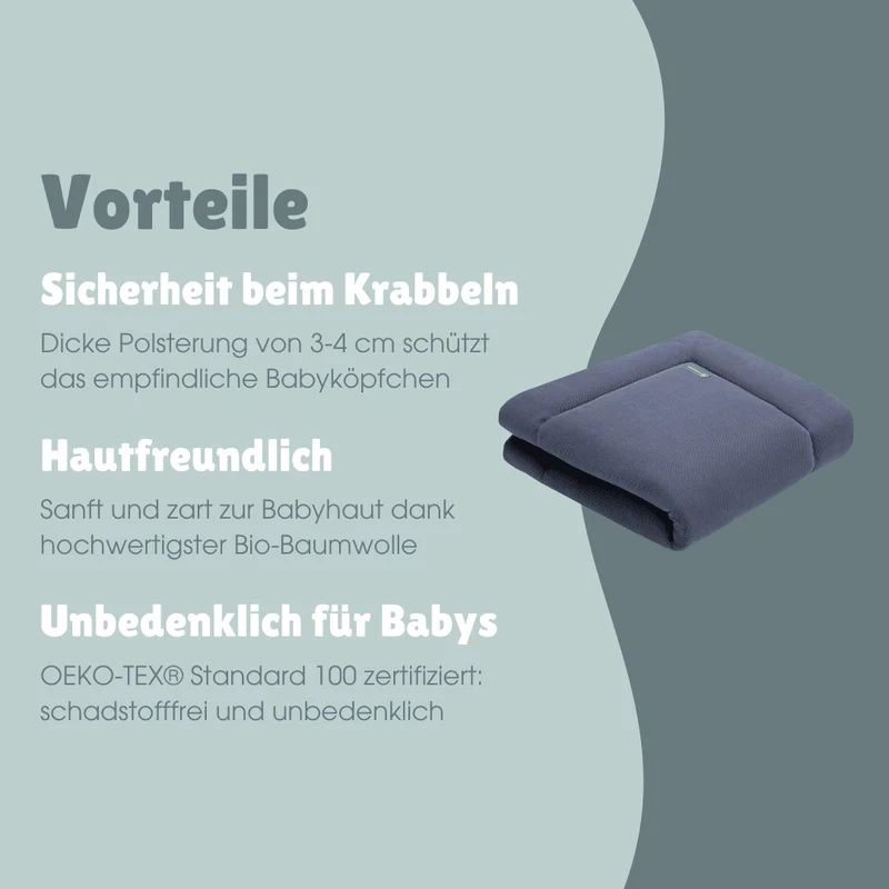 Krabbeldecke | Essential Blau