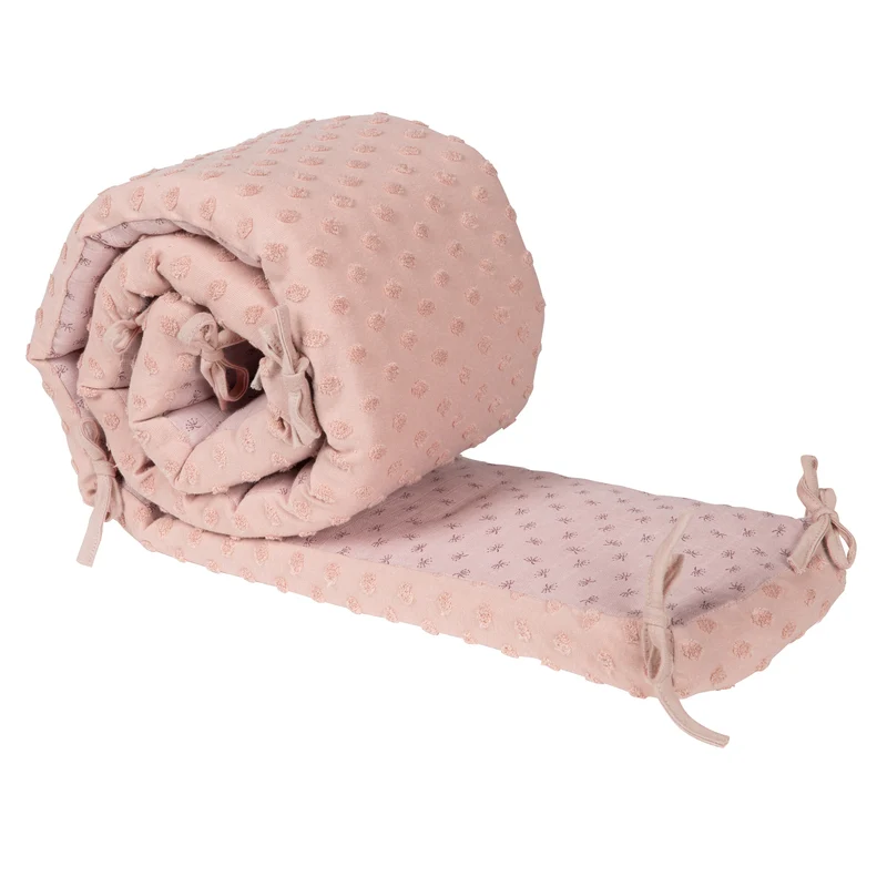 Organic Nestchen 'Lil Planet' für Betten 60 x 120 - 70 x 140 cm - Bio-Baumwolle - Rosa