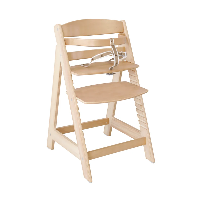 Treppenhochstuhl "Sit Up III" – mitwachsend bis Jugendstuhl, natur, Sitzverkleinerer Litte Stars