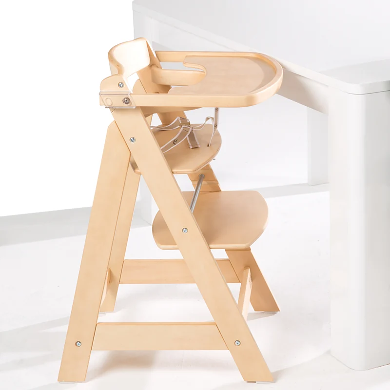 Treppenhochstuhl "Sit Up FUN" – inkl. abnehmbarem Essbrett und Bügel, mitwachsend, natur