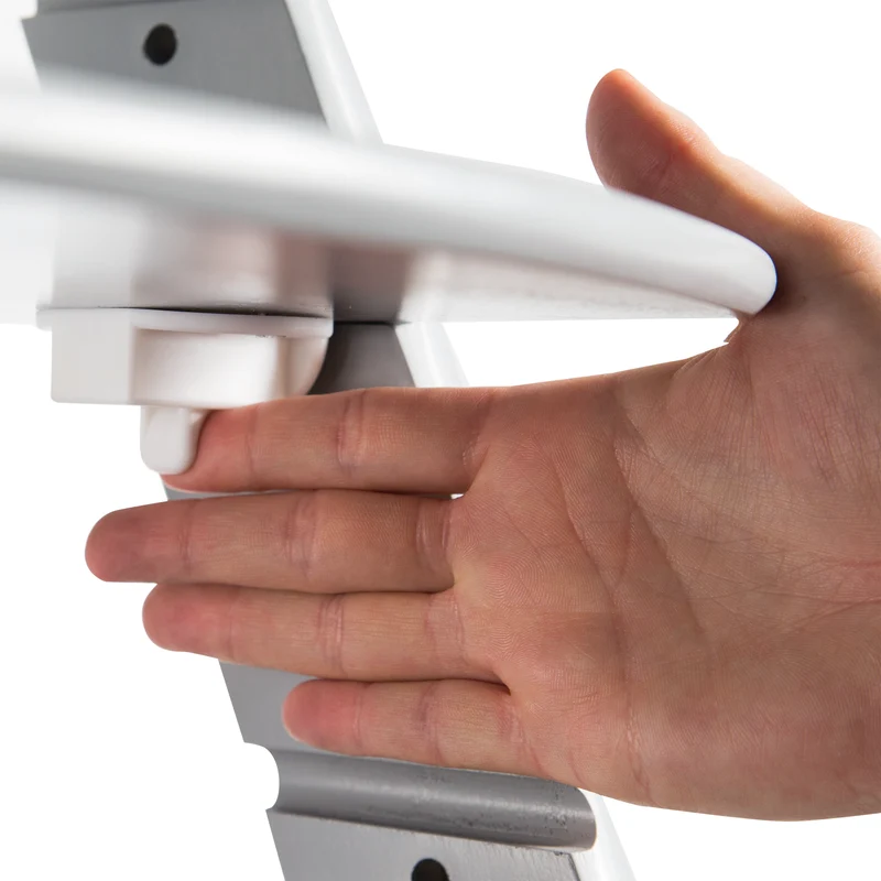Treppenhochstuhl "Sit Up Click" – mitwachsend, innovativer Klickverschluss, Holz taupe
