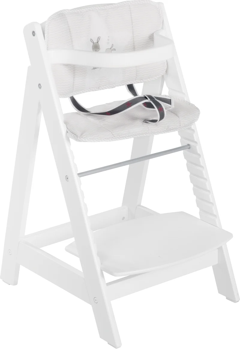 Sitzverkleinerer 'Fox & Bunny', 2-teilige Hochstuhleinlage/ Sitzkissen für Treppenhochstühle