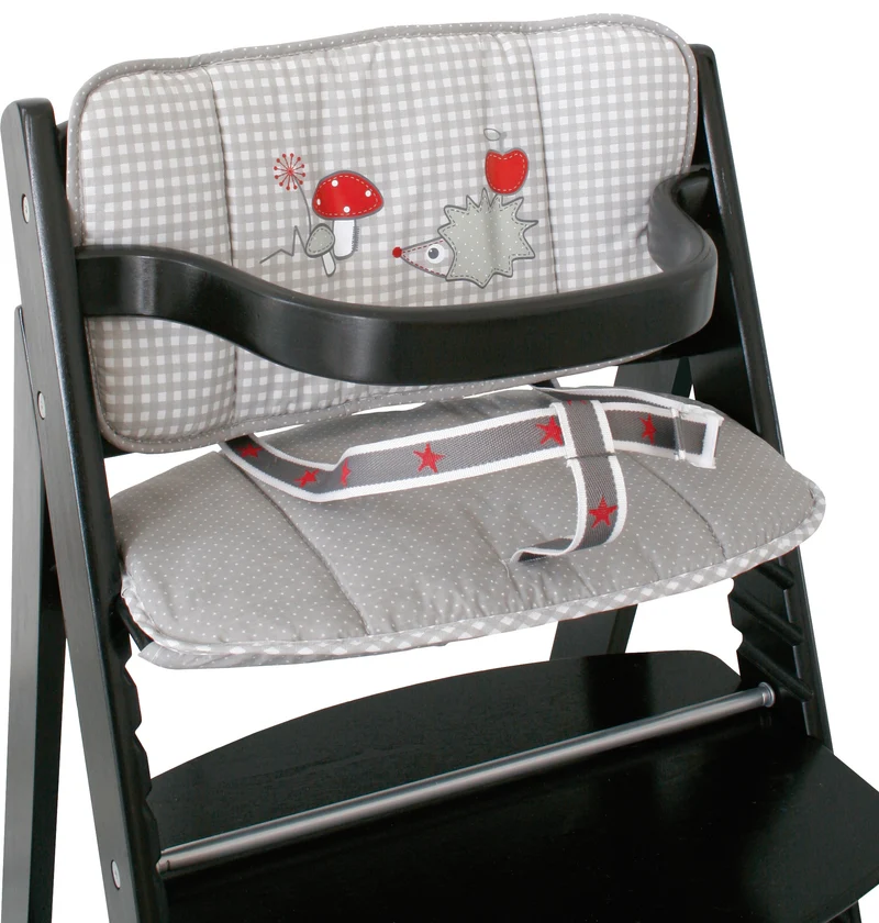 Sitzverkleinerer 'Adam & Eule', 2-teilige Hochstuhleinlage/ Sitzkissen für Treppenhochstühle