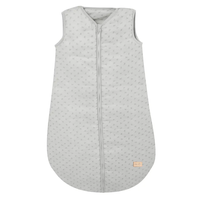 Schlafsack "Lil Planet" – silbergrau, 90 cm, Musselin, 100 % Bio-Baumwolle, GOTS