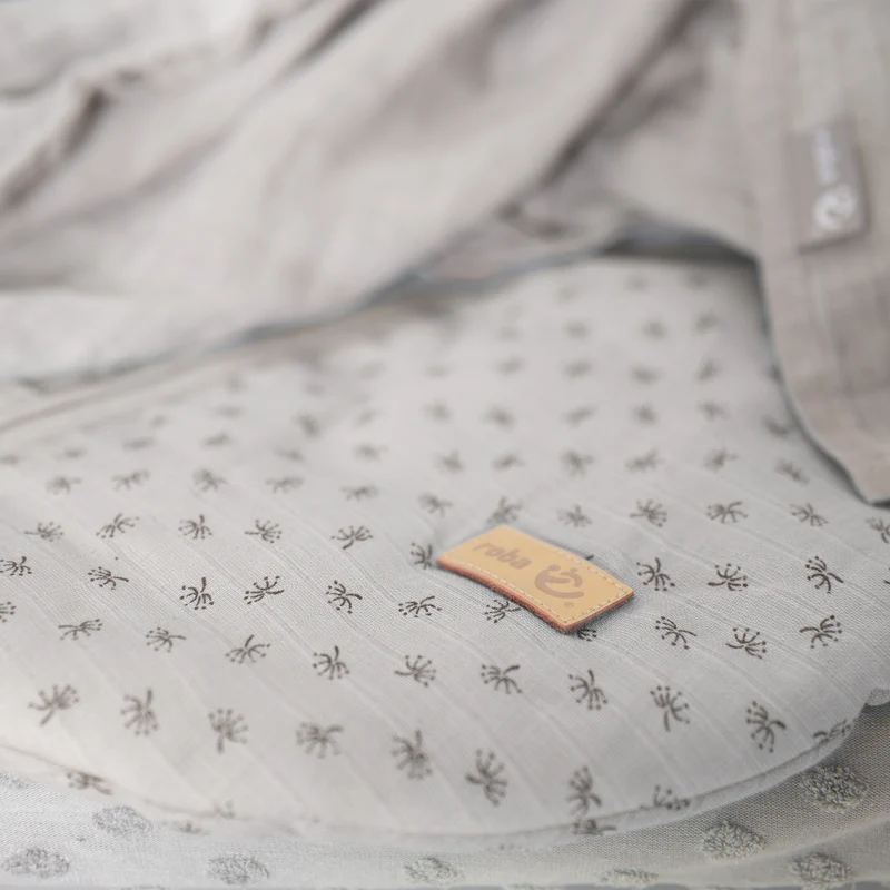 Schlafsack "Lil Planet" – silbergrau, 90 cm, Musselin, 100 % Bio-Baumwolle, GOTS