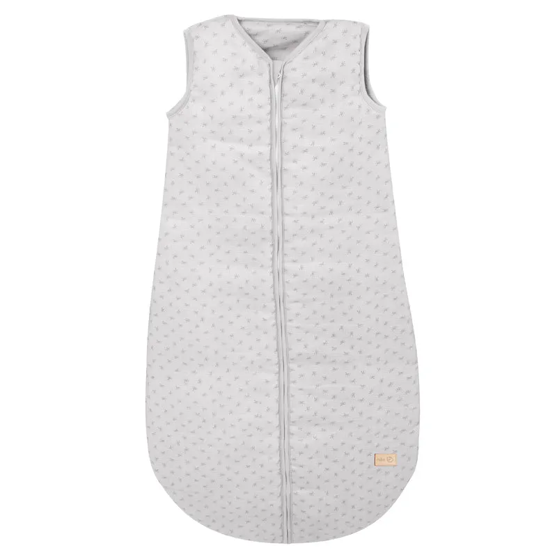 Schlafsack "Lil Planet" – silbergrau, 110 cm, Musselin, 100 % Bio-Baumwolle, GOTS