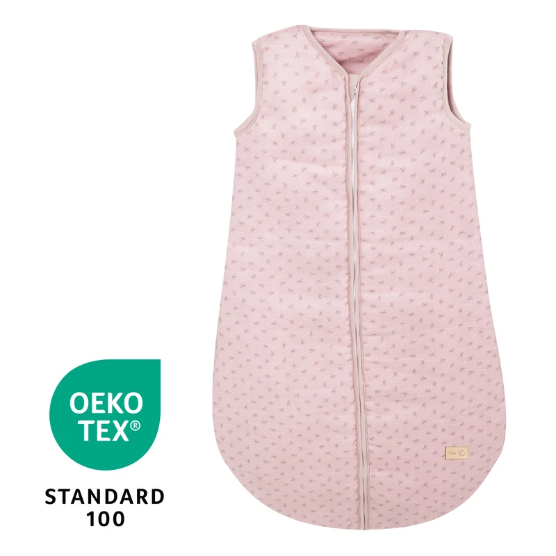 Schlafsack "Lil Planet" – rosa, 90 cm aus, Musselin, 100 % Bio-Baumwolle, GOTS