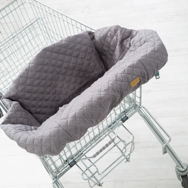 Einkaufswagenschutz 'roba Style' für Babys inkl. Tragerucksack - Anthrazit