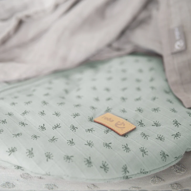 Schlafsack "Lil Planet" – 110 cm, frosty green, Musselin, 100 % Bio-Baumwolle, GOTS