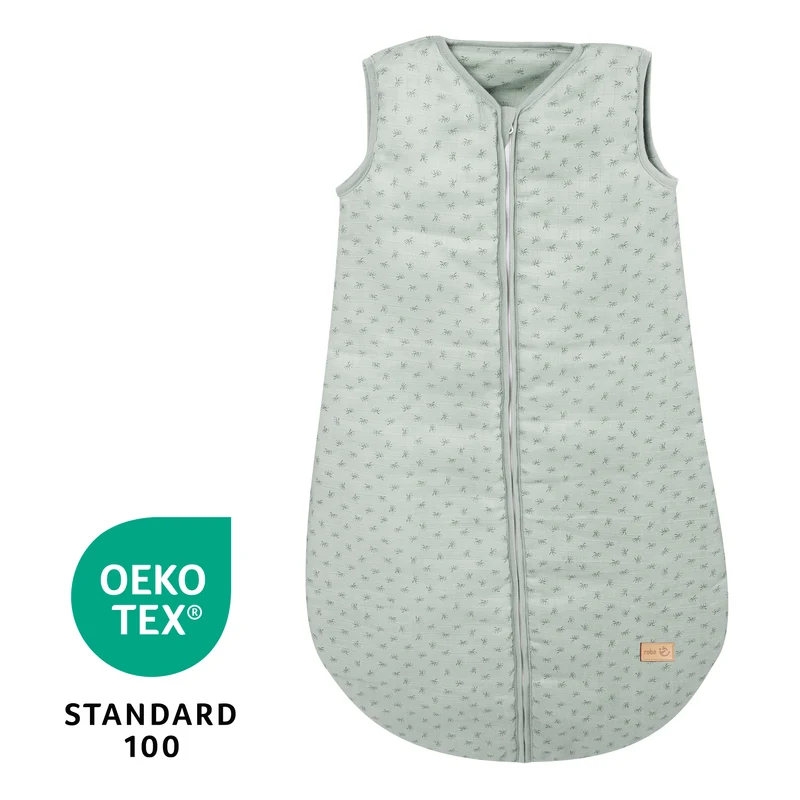 Schlafsack "Lil Planet" – 90 cm, frosty green, Musselin, 100 % Bio-Baumwolle, GOTS