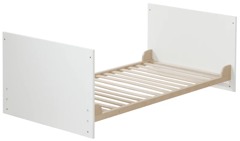 Kindermöbelset "Gabriella" – inkl. Babybett 70 x 140 cm, breiter Wickelkommode & Schrank 3-türig