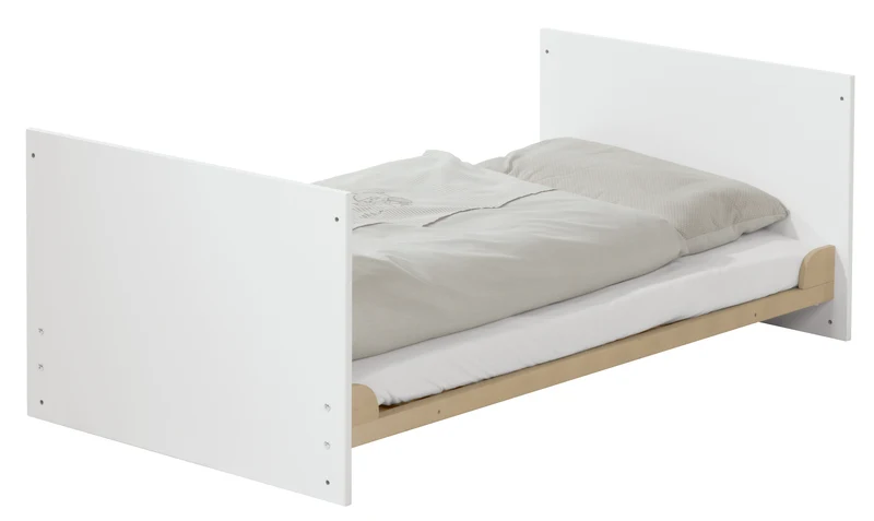 Kindermöbelset "Gabriella" – inkl. Babybett 70 x 140 cm, breiter Wickelkommode & Schrank 3-türig