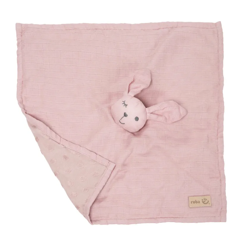 Organic Schmusetuch 'Lil Planet' rosa / mauve, 40 x 40 cm, Musselin & Jersey, GOTS zertifiziert