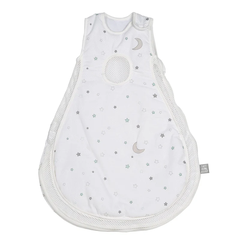 Schlafsack "safe asleep®" – Easy Air Babyschlafsack "Sternenzauber", 56/62 cm, Baumwolle