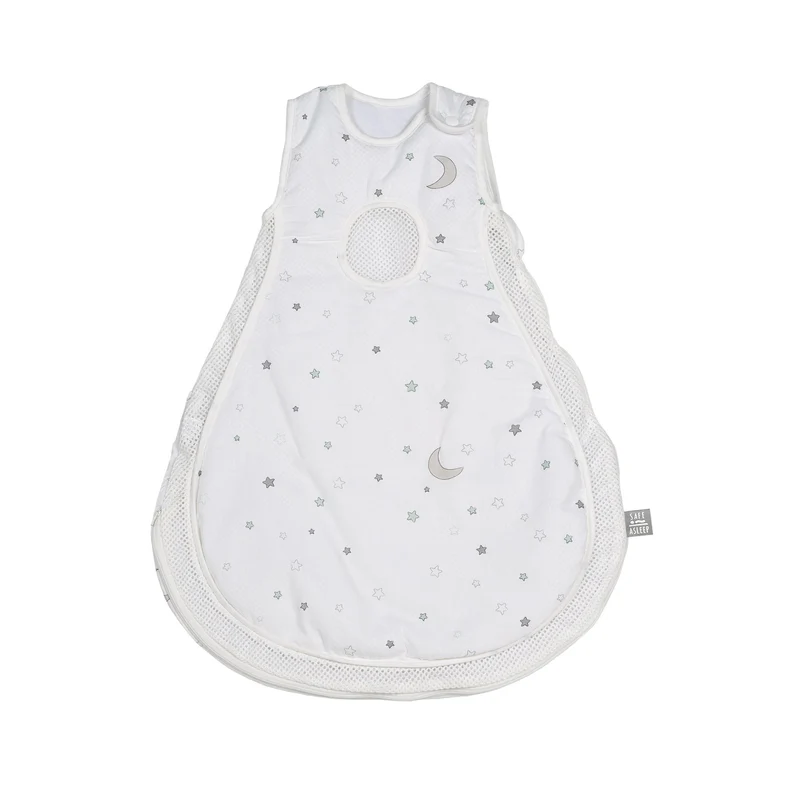 Schlafsack "safe asleep®" – Easy Air Babyschlafsack "Sternenzauber", 56/62 cm, Baumwolle