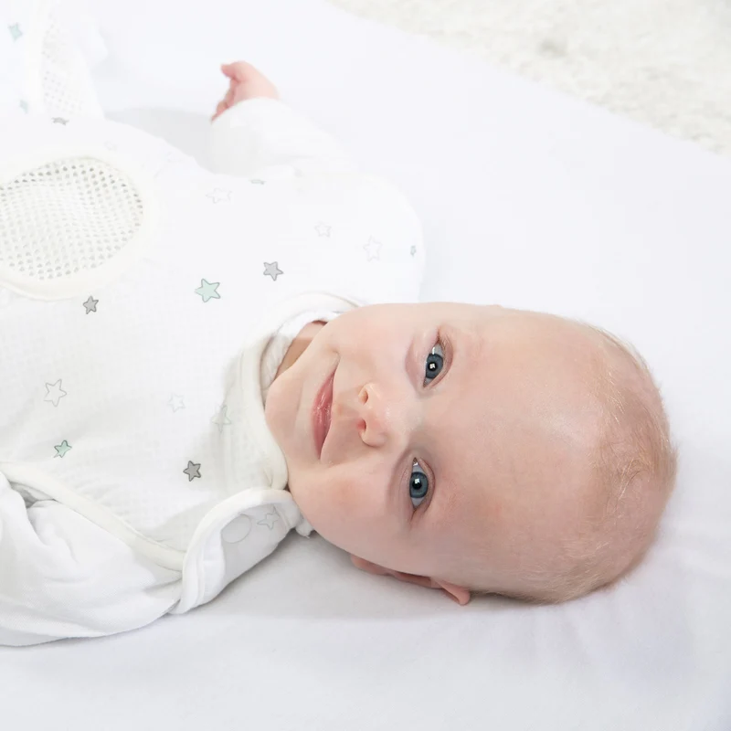 Schlafsack "safe asleep®" – Easy Air Babyschlafsack "Sternenzauber", 62/68 cm, Baumwolle