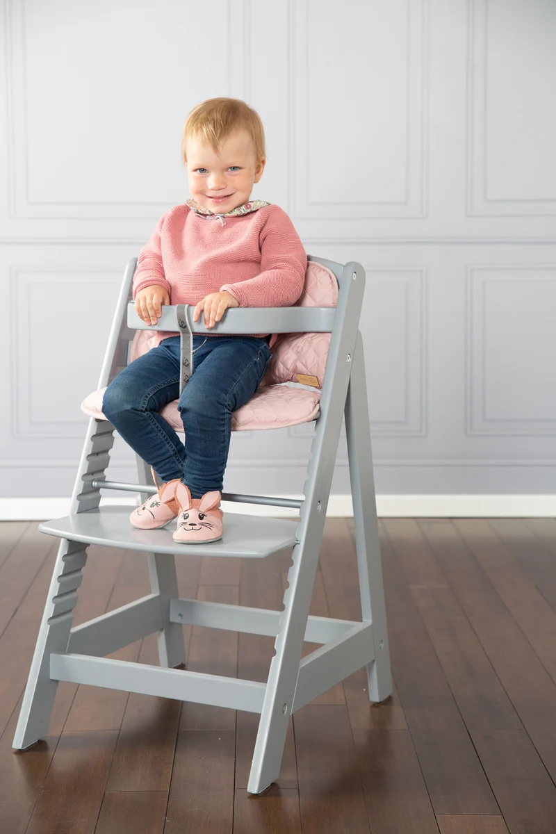 Treppenhochstuhl "Sit Up III" – mitwachsender Hochstuhl, vom Babystuhl bis Jugendstuhl, taupe